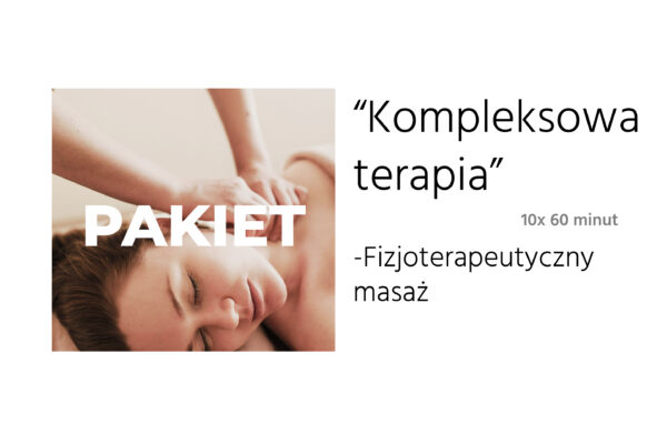 Pakiet Fizjo Masaż 10x60min
