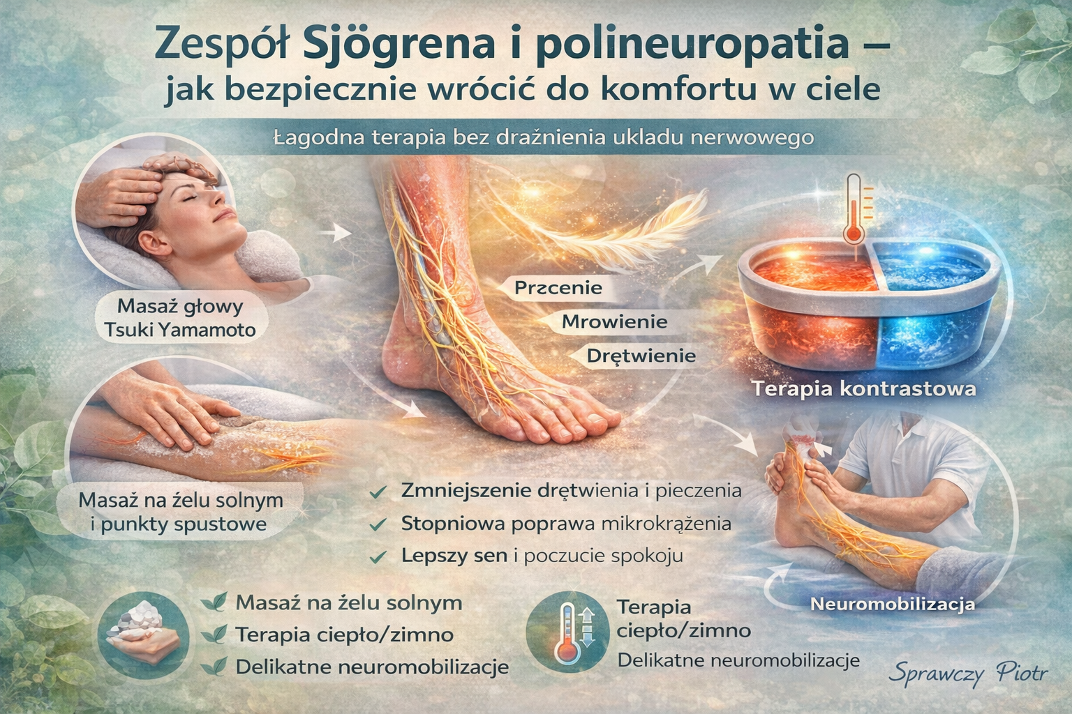 Zespół Sjögrena i polineuropatia – delikatna terapia nerwowa bez podrażniania układu nerwowego
