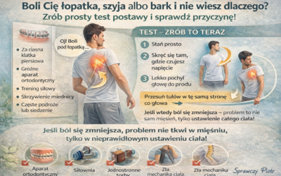 Ból łopatki, barku lub szyi? Zrób prosty test i sprawdź przyczynę